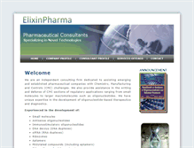 Tablet Screenshot of elixin.com